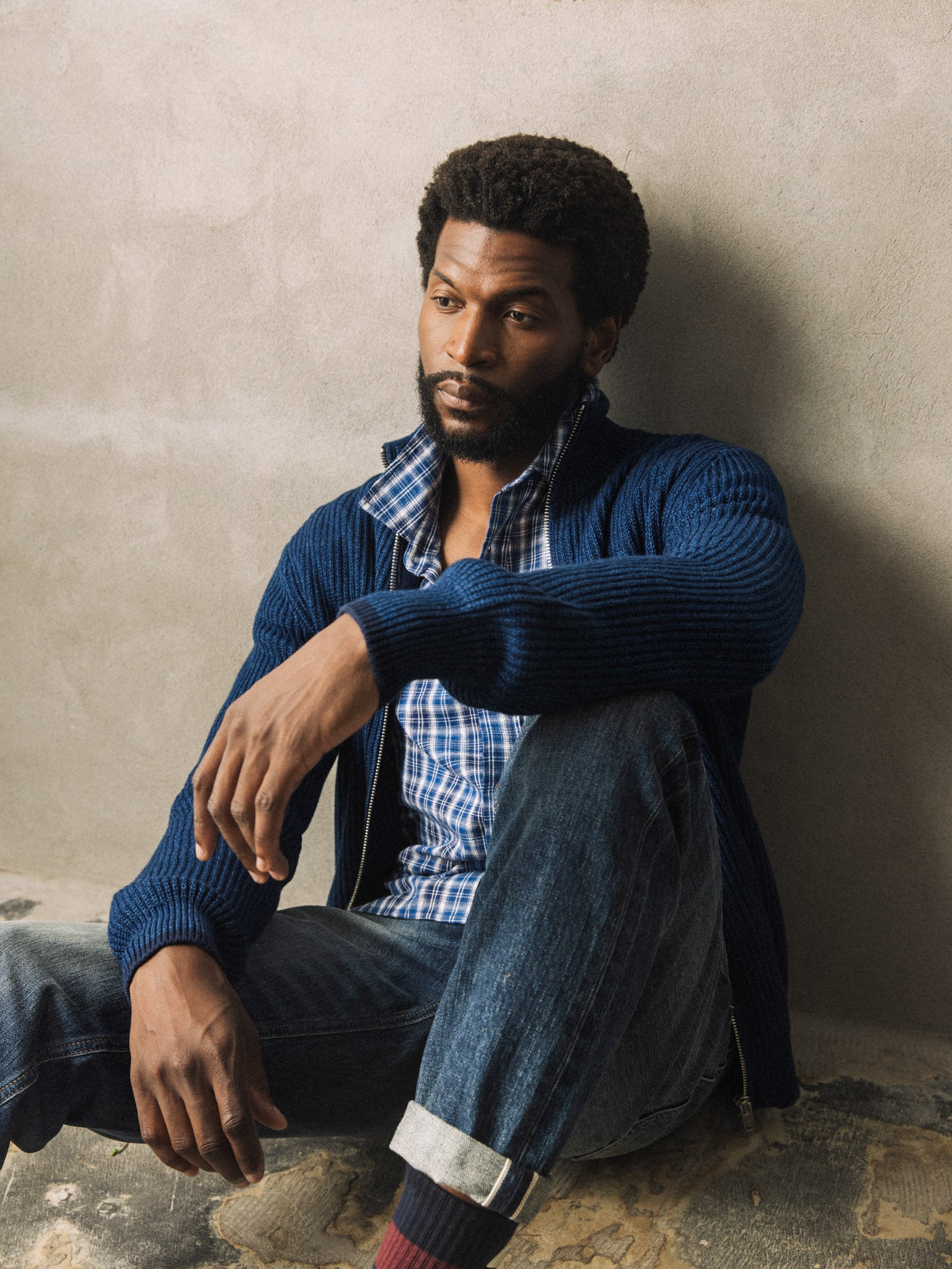 Modelshot / Indigo Blue / Detail